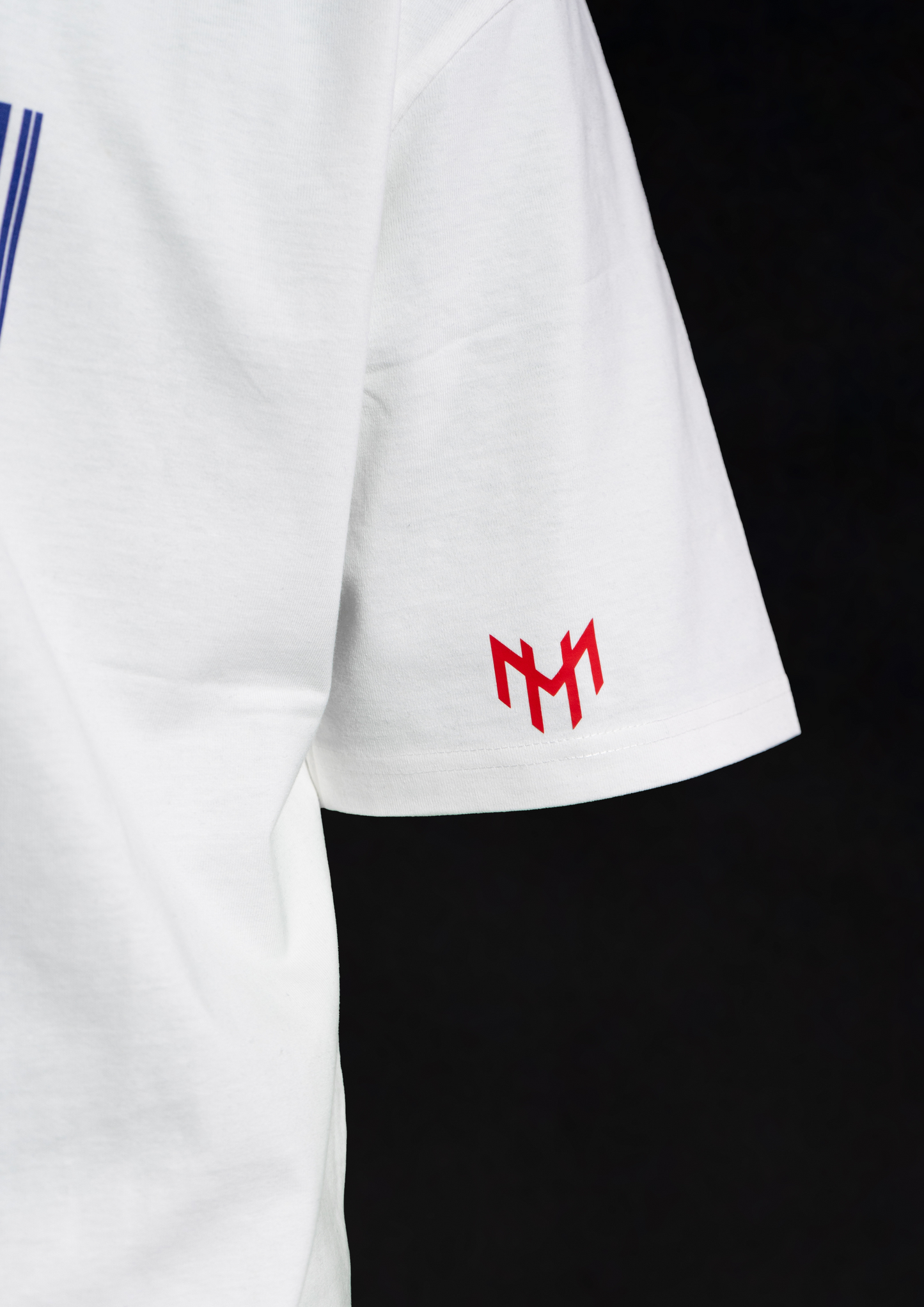 Weißes Oversize T-Shirt “Priceless Barcode”